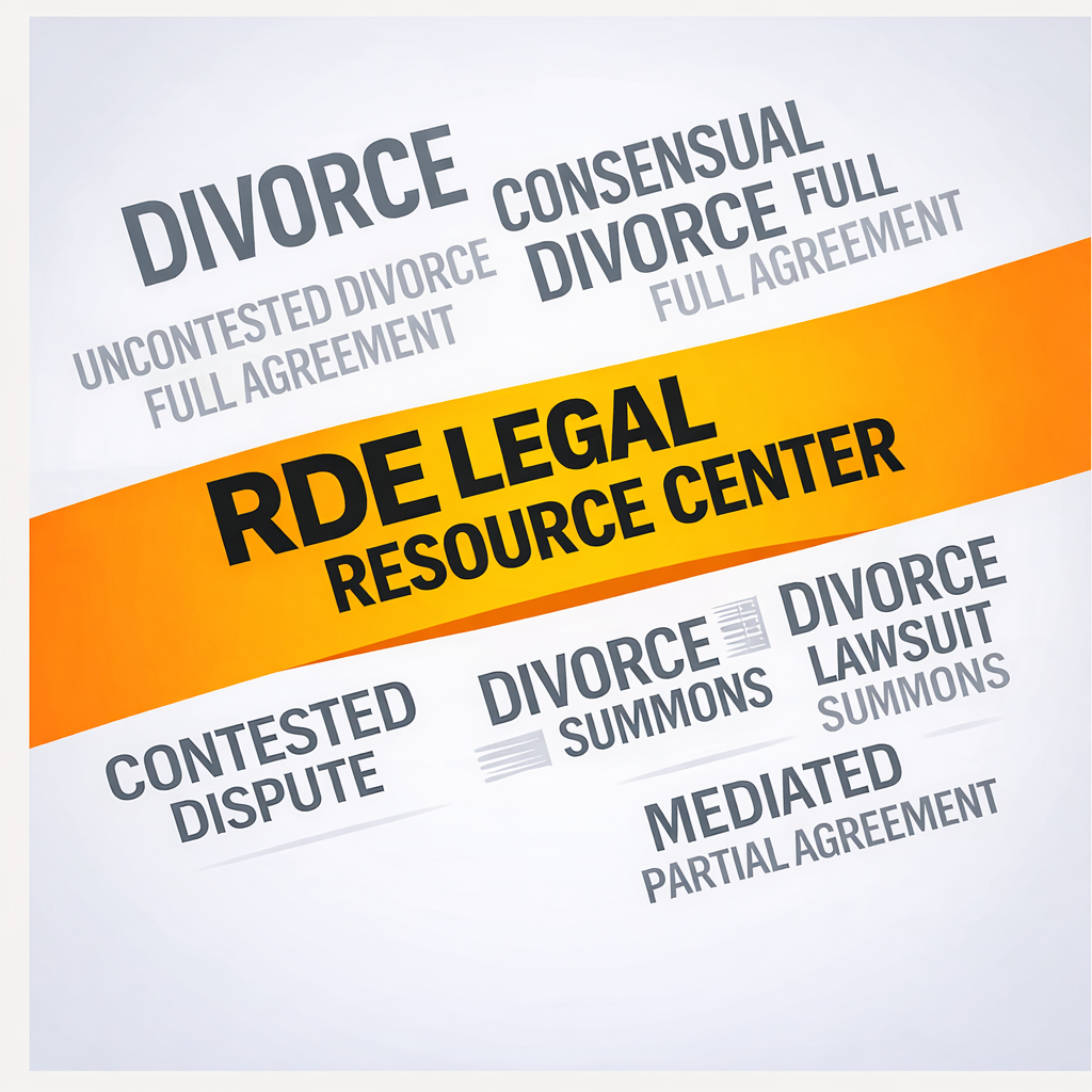 Divorce legal services logo